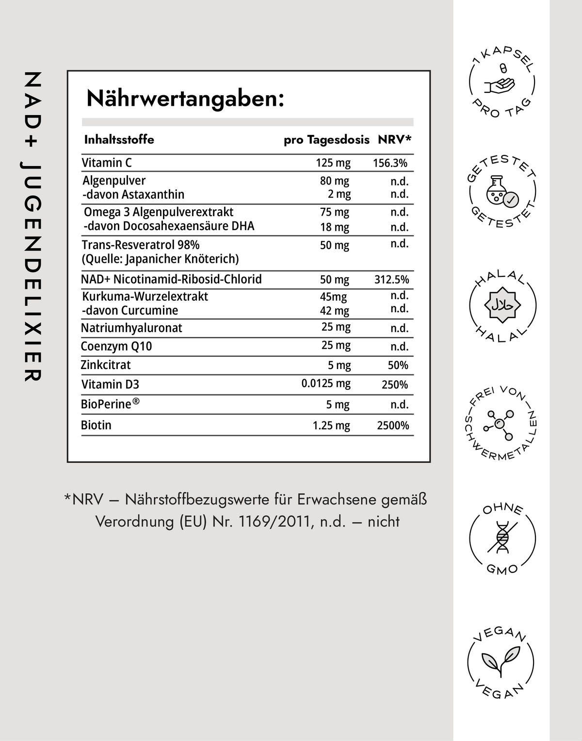 NAD + JUGENDELIXIER